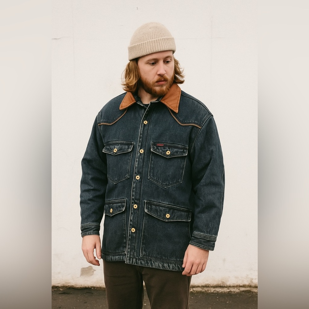 Resistol Size S Denim Barn Jacket